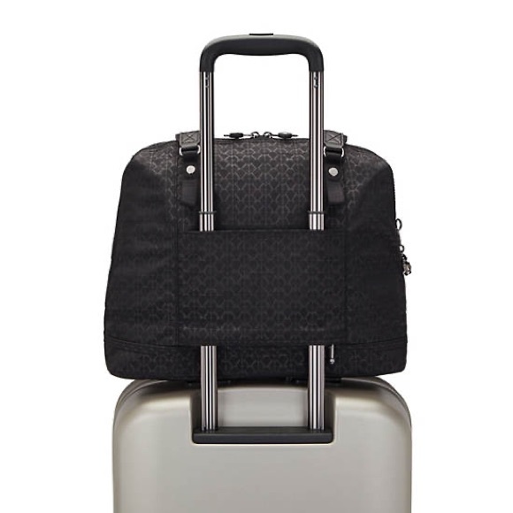 Kipling Linza 15" Laptop Shoulder Bag in Rose Black - Picture 10 of 10